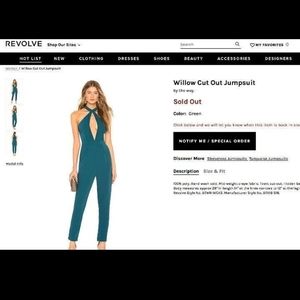 Revolve jumpsuit